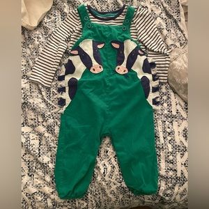 2 piece boys overalls, never worn.  NWOT